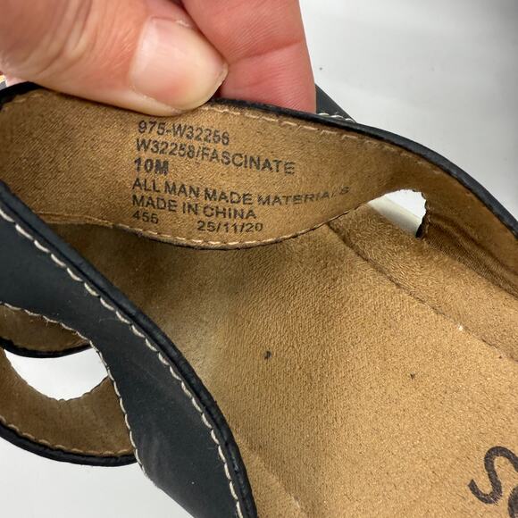 WHITE MOUNTAIN Footbeds Womens Fascinate Slide Comfort Sandal Size 10 Cushioned - Picture 6 of 7